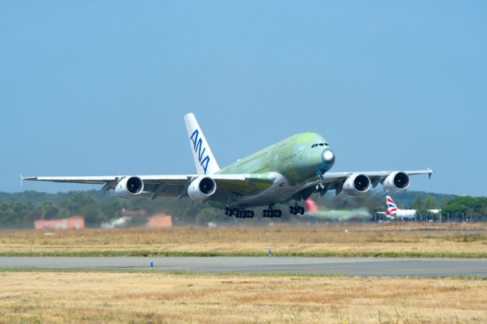 Os A380 da ANA poderão transportar até 520 passageiros (Airbus)