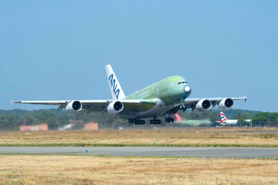 Os A380 da ANA poderão transportar até 520 passageiros (Airbus)