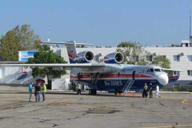 Rússia pretende produzir em série o avião anfíbio Be-200