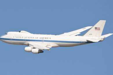 A Força Aérea dos EUA conta atualmente com quatro Boeing E-4B (USAF)