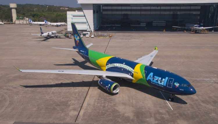 Airbus A330 "Nação Azul" (Gianfranco Beting/Azul)