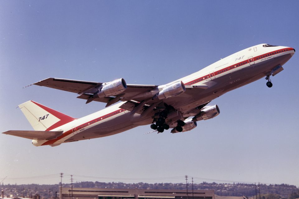 O primeiro voo do 747 foi realizado em fevereiro de 1969 (Divulgação)
