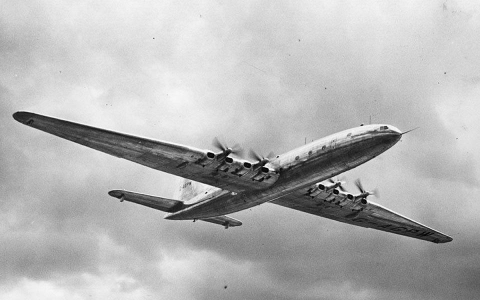 Com 70 metros de envergadura, as asas do Brabazon eram maiores que as de um Boeing 747 