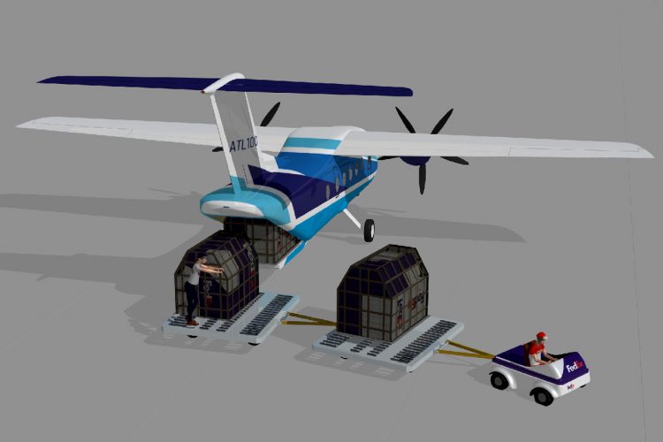 A aeronave poderá carregar cerca de 2.500 kg em cargas (Divulgação)