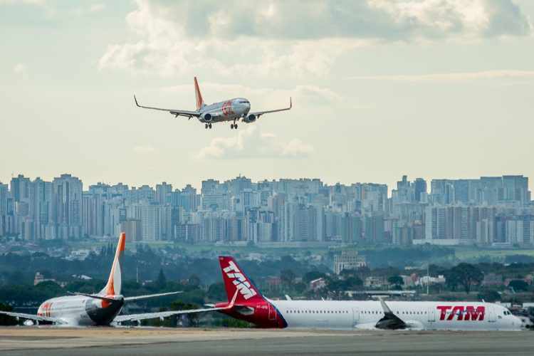 O Aeroporto de Brasília é o terceiro mais movimentado no Brasil (Divulgação)