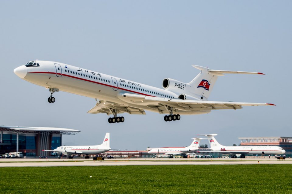 A Air Koryo, da Coreia do Norte, é a única companhia que ainda voa com o Tu-154 (knaviation)