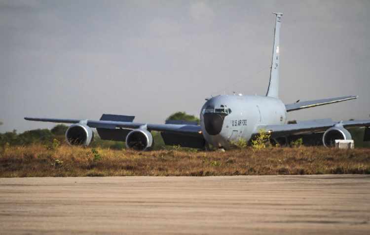 Chile e EUA enviaram para a Cruzex reabastecedores aéreos KC-135 Stratotanker (FAB)