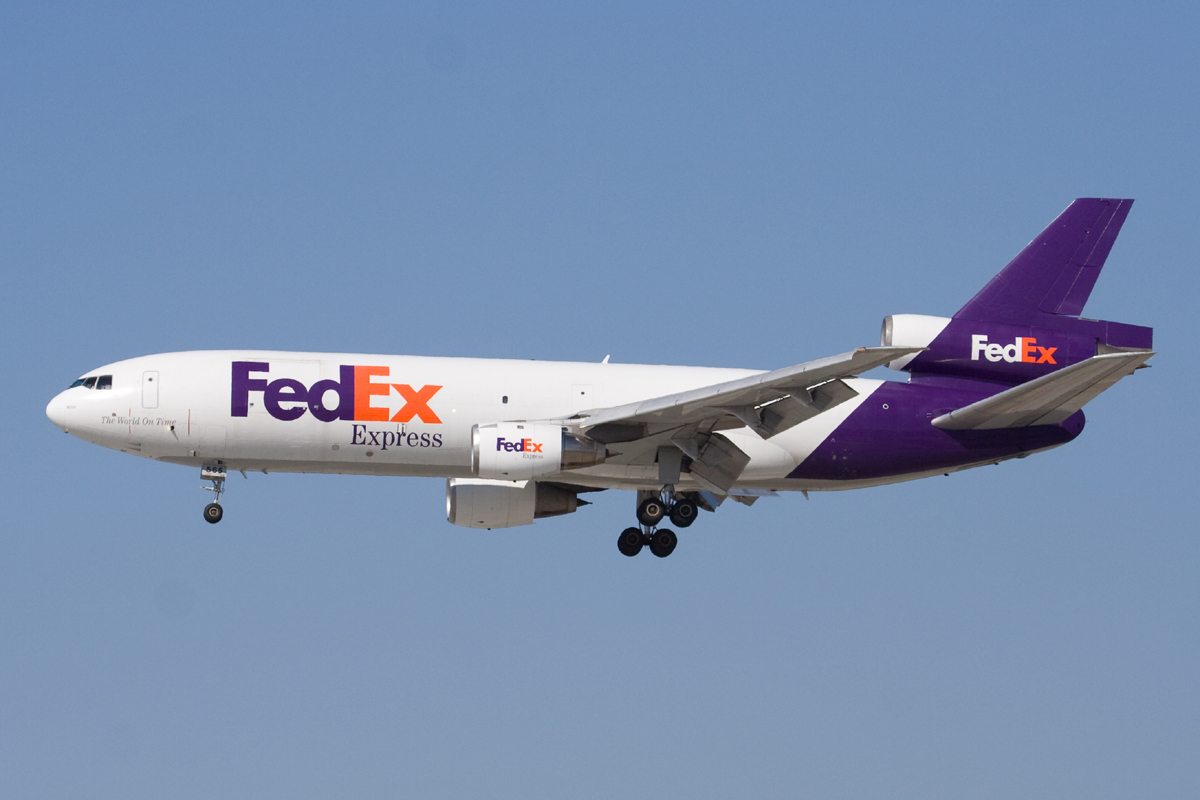 A FedEx operou um total de 77 cargueiros MD-10 nos últimos 40 anos (Dylan Ashe/Creative Commons)