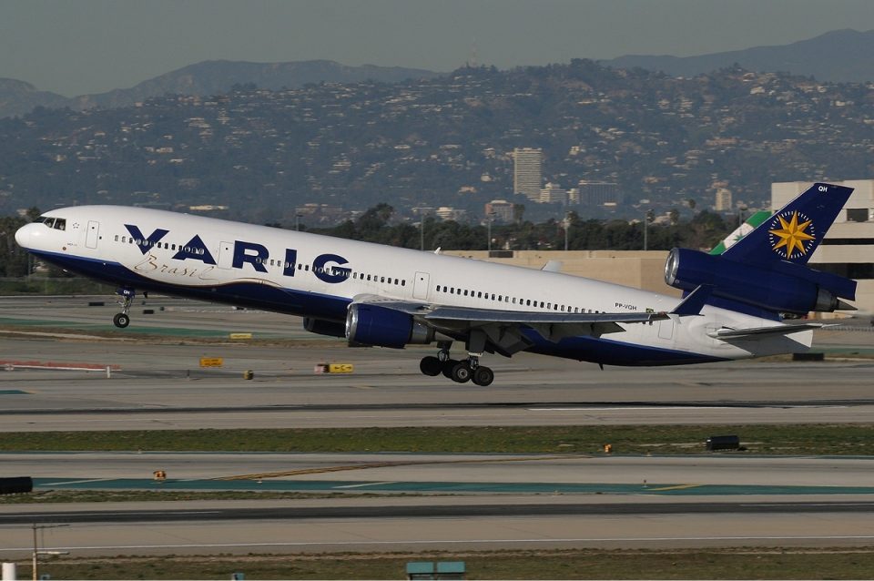 A Varig foi um dos operadores do MD-11 no Brasil; TAM também voou com o trimotor (Montague Smith/Creative Commons)