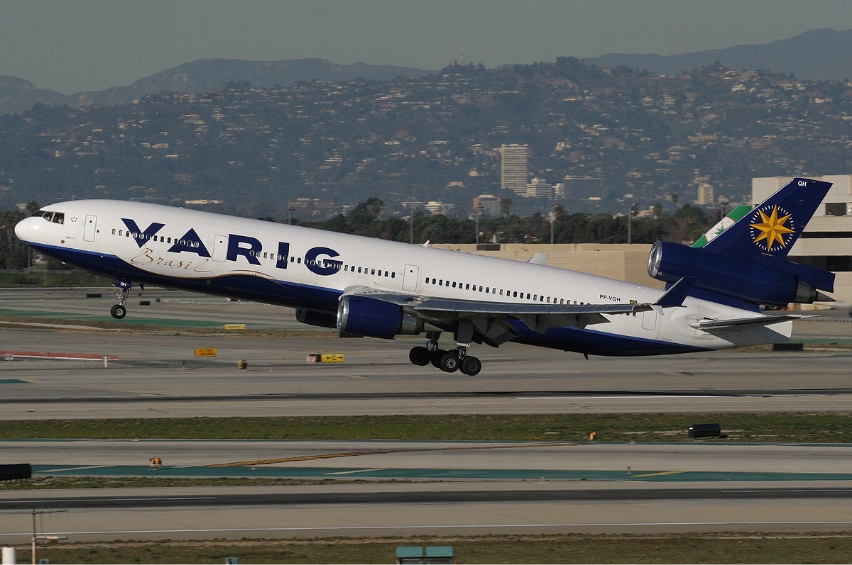 A Varig foi um dos operadores do MD-11 no Brasil; TAM também voou com o trimotor (Montague Smith/Creative Commons)