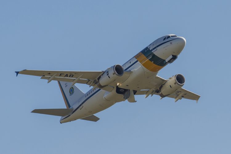 O avião presidencial do Brasil é um CJ319 (FAB)