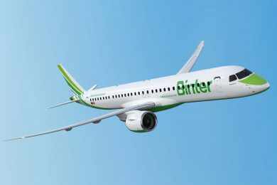 Companhia aérea Binter será a primeira na Europa a voar o E195-E2