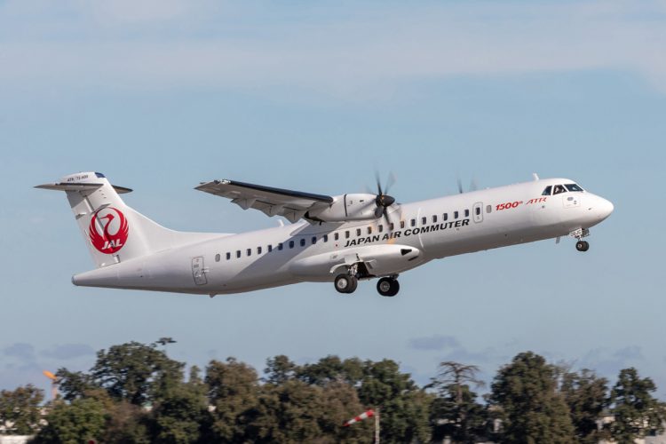 A 1.500° aeronave da ATR, um modelo ATR 72-600, foi entregue a Japan Air Commuter (ATR)