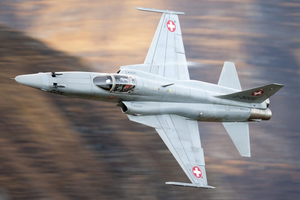 A força aérea da Suíça voa com o caça F-5 desde 1981 (Peng Chen/Creative Commons)