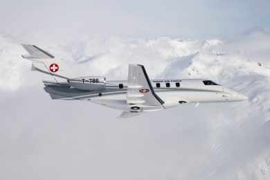 Jatinho executivo Pilatus PC-24 é o novo avião presidencial da Suíça