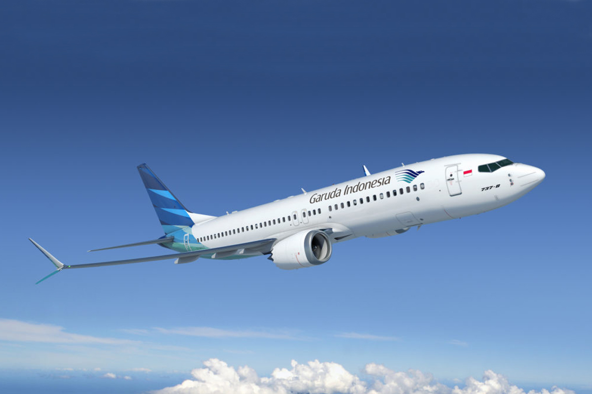 A Garuda Indonesia é a primeira companhia a cancelar pedidos pelo 737 MAX após os acidentes (Divulgação)