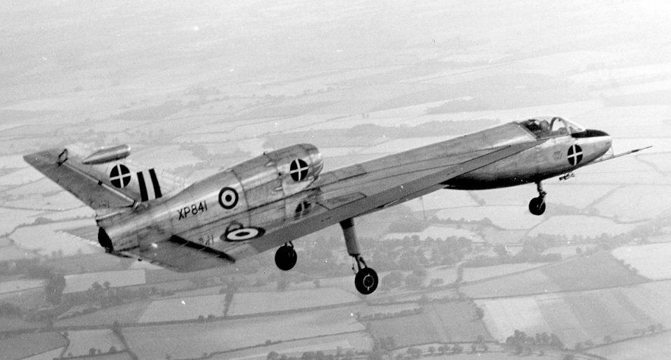 O Handley HP.115 foi um protótipo para testar a sustentação das asas em delta (Domínio Público)