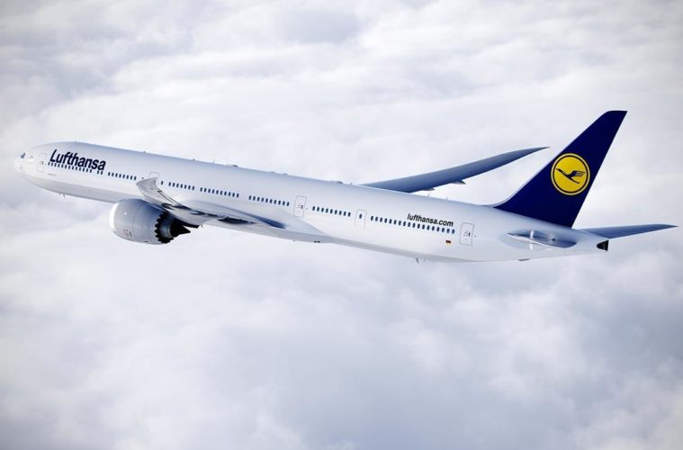 A Lufthansa será o cliente de lançamendo do novo 777X, em 2020 (Divulgação)