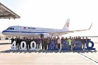 Governo chinês repete agrado à Boeing e encomenda 300 aviões da Airbus