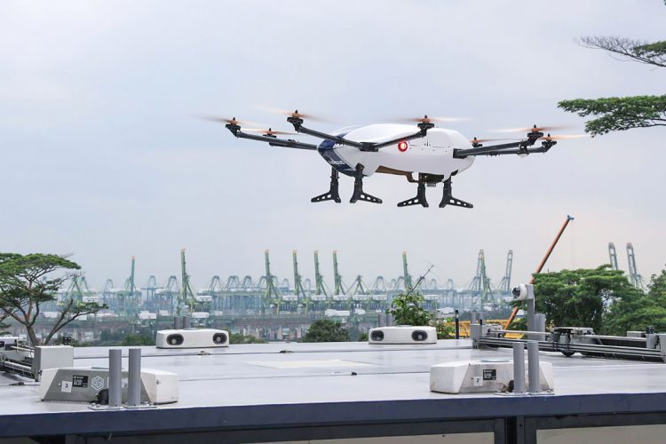 O drone da Airbus pode transportar até 4 kg de carga (Airbus)