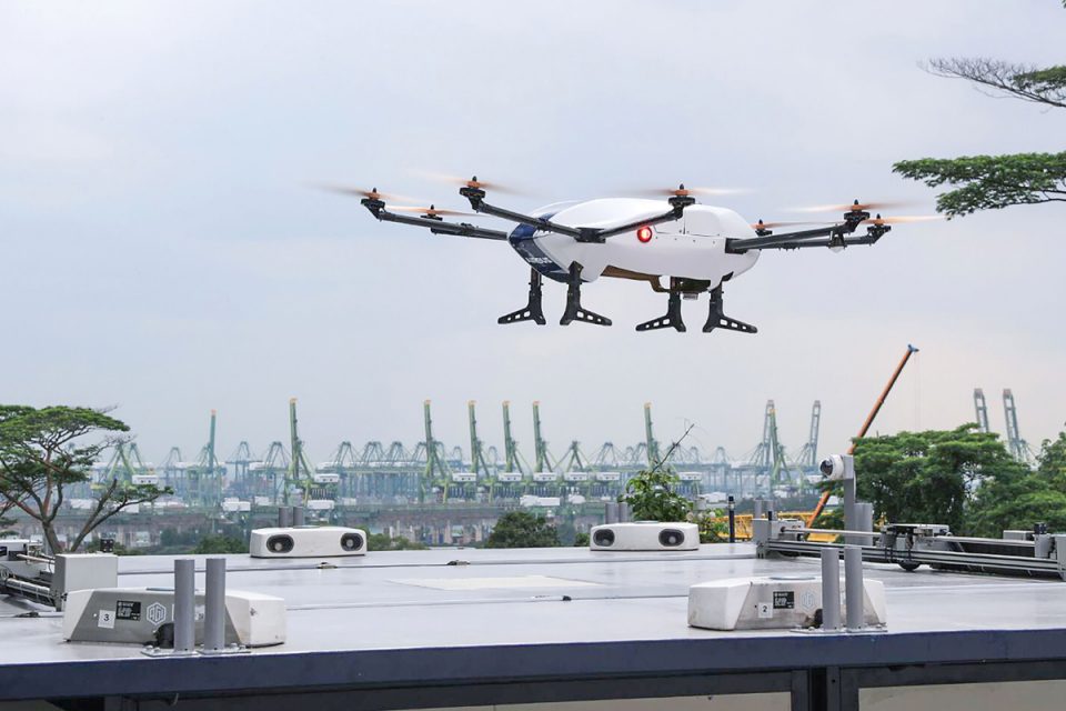 O drone da Airbus pode transportar até 4 kg de carga (Airbus)