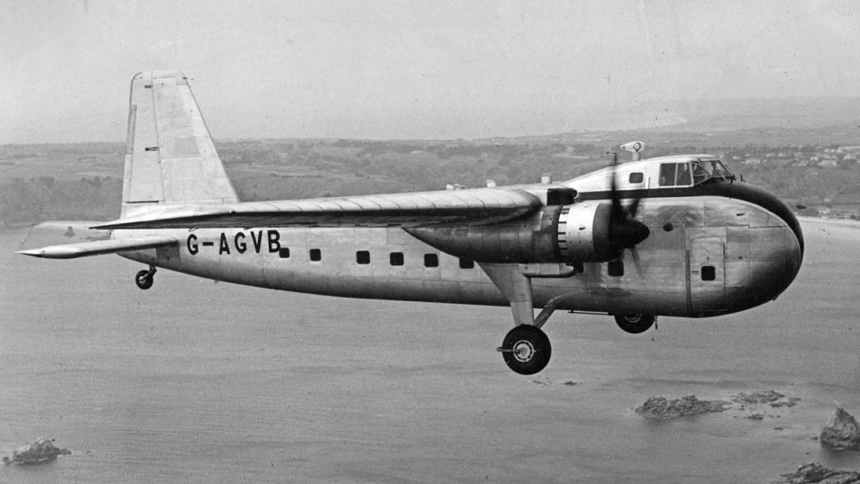 Ainda nos anos 40, a Real apostou no curioso Bristol 170 Mk II Wayfarer, mas o avião não fez sucesso com a empresa