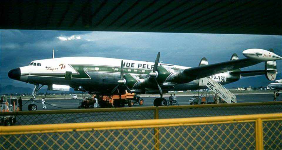 O Super Constellation era o máximo da aviação comercial antes da era dos jatos 