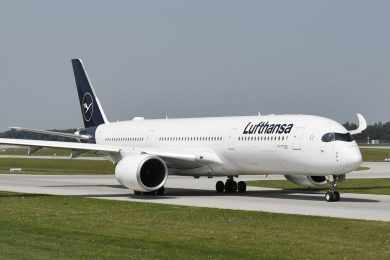 Lufthansa retomará voo São Paulo-Munique com seu novo Airbus A350-900