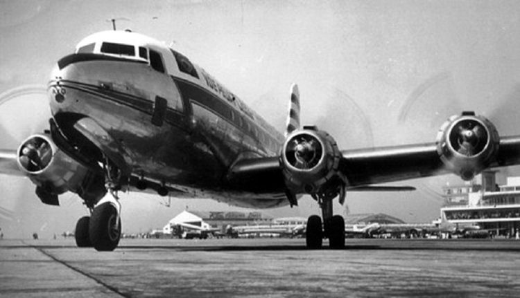 A Real Aerovias iniciou as operações com o DC-4 no início dos anos 1950