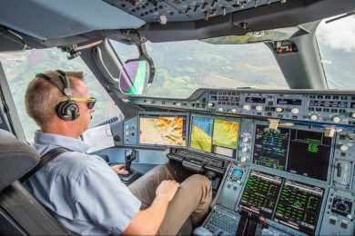 Airbus quer reduzir o número de pilotos no cockpit de aviões comerciais