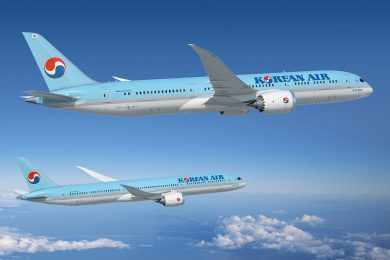 Korean Air vai ampliar sua frota de Boeing 787