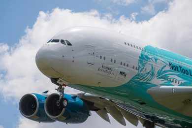 Buenos Aires recebe primeiro voo comercial de um Airbus A380