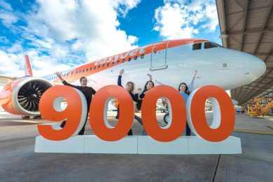 Airbus entrega 9.000° jato da família A320