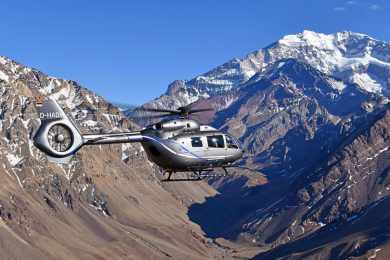 Airbus leva o novo H145 até o topo do Aconcágua