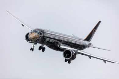 Embraer exibirá o E195-E2 “Tech Lion” em feira na Malásia