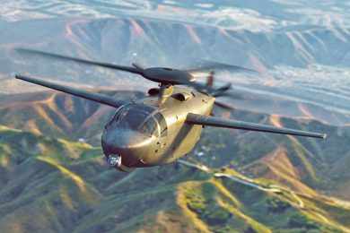 Este é o AR40, conceito de helicóptero de escolta da Karem Aircraft