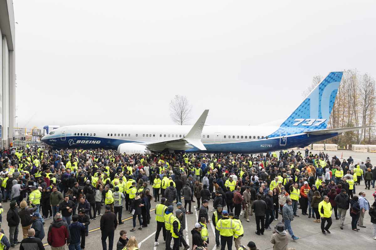 Apresentação do Boeing 737 MAX 10