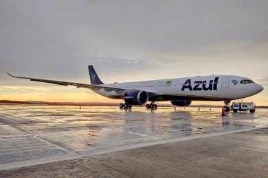 Azul recebe segundo jato Airbus A330neo