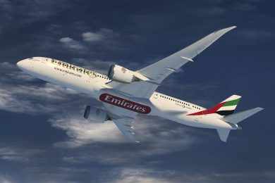Após confirmar pedidos pelo A350, Emirates anuncia compra de 30 Boeing 787-9