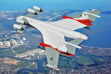 Fabricante russa almeja construir hidroavião com mais de mil toneladas