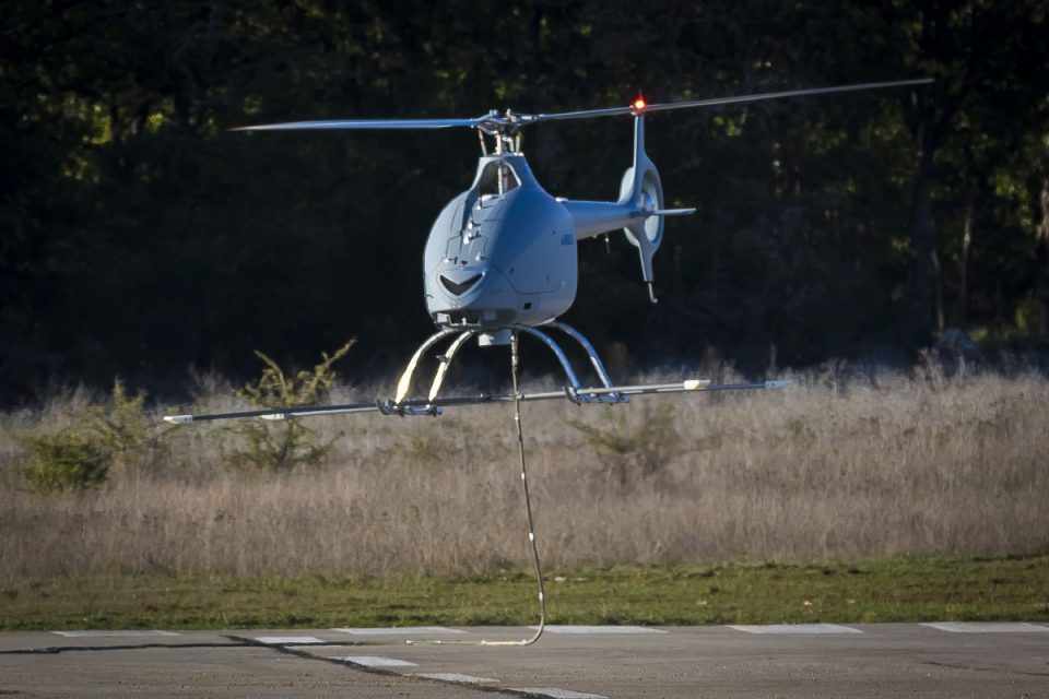 Helicóptero-drone: o VSR700 está em testes com a marinha da França (Airbus)