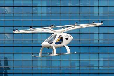 Táxi voador Volocopter obtém aprovação inicial na Europa