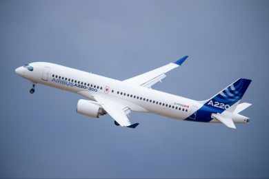 Airbus cancela tour do A220 no Brasil devido ao coronavírus