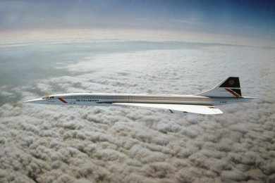 A única foto do Concorde em velocidade máxima
