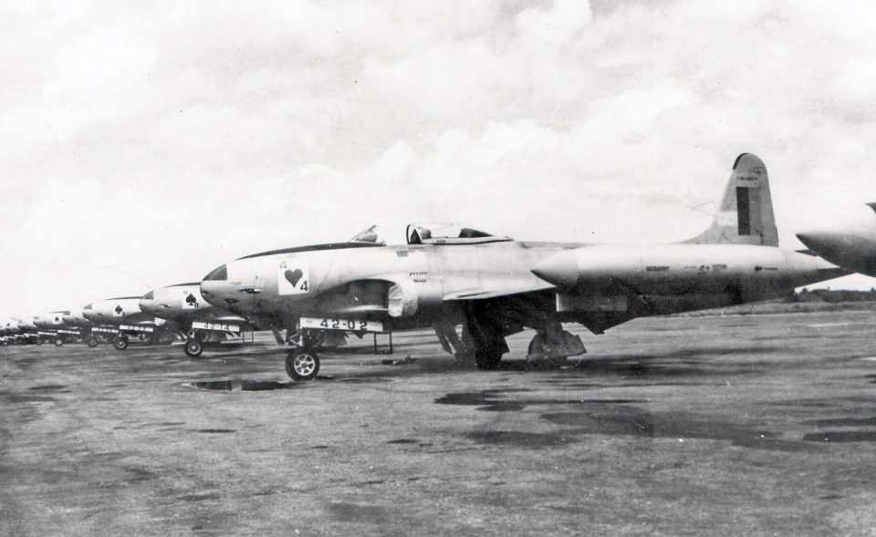 Caças Lockheed F-80C da FAB