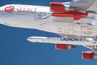 Foguete da Virgin Orbit falha em primeiro teste