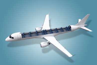 Embraer desenvolve adaptação para transportar cargas nos E-Jets