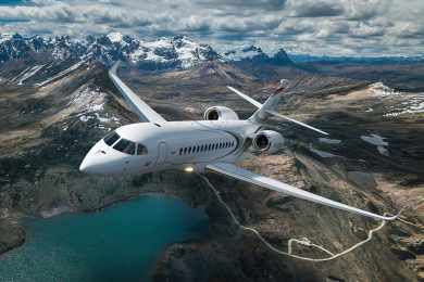 Dassault inicia testes com o novo jato executivo Falcon 6X
