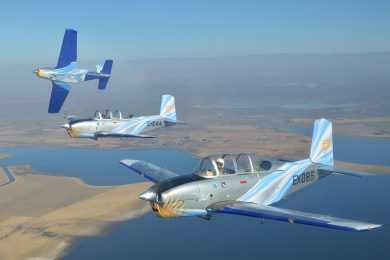 Argentina ativa esquadrão de demonstração aérea com aviões históricos