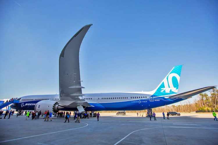 Boeing 787-10 produzido em North Charleston (Ryan Johnson/CC)